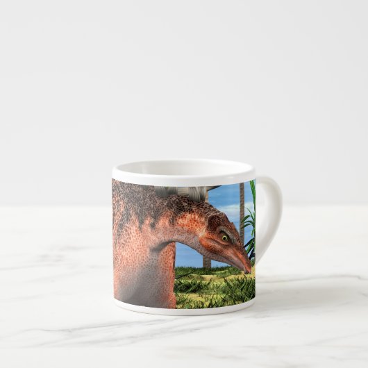 ケントロサウルス 恐竜 ジャングル 先史時代 アート エスプレッソカップ (正面右)