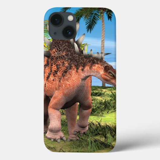 ケントロサウルス 恐竜 ジャングル 先史時代 アート Case-Mate iPhoneケース (裏面)