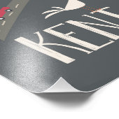 ケント図解入りの、写真付きのイングリッシュビレッジの地図 フォトプリント            (角)