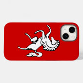 ケント州の国旗のApple Case-Mate、愛国的なデザイン Case-Mate iPhoneケース (裏面 (横))