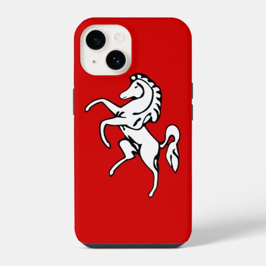 ケント州の国旗のApple Case-Mate、愛国的なデザイン iPhoneケース (裏面)