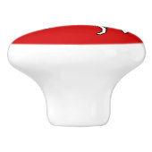 ケント州の旗の陶器の取っ手 セラミックノブ (側面)
