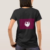 ケント州の旗 Women's フリースジップジョガー Tシャツ (裏面)