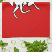 ケント州旗の付いたキッチンタオル キッチンタオル (折り畳み)