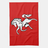 ケント州旗の付いたキッチンタオル キッチンタオル (縦)