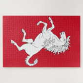 ケント州旗（白馬）（イギリス郡） ジグソーパズル (横)