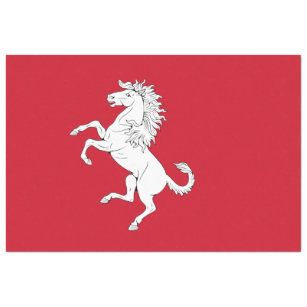 ケント州旗（白馬）（イギリス郡） 薄葉紙
