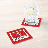 ケント郡イングランド スクエアペーパーコースター (インサイチュ)