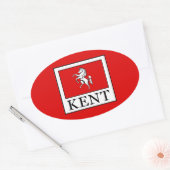 ケント郡イングランド 楕円形シール (封筒)