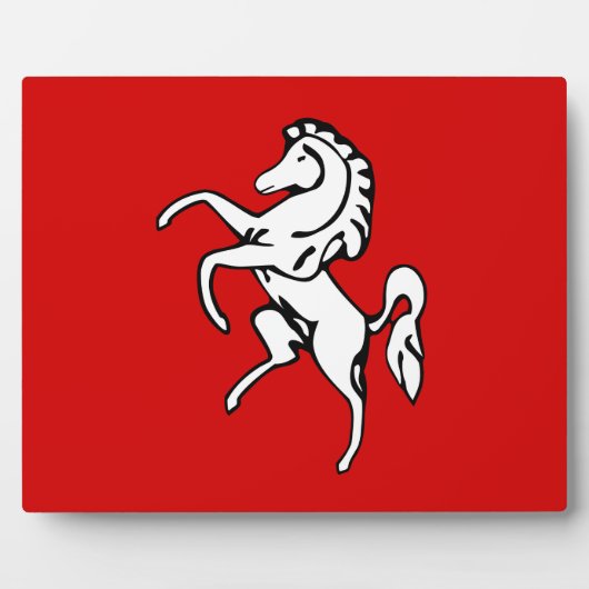 ケント郡旗プラーク フォトプラーク (正面)