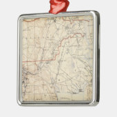 ケント郡、ロードアイランド メタルオーナメント (左)