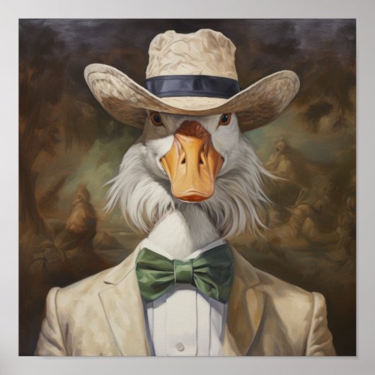 ケント鮮やかダックのポスター – 自然アートインスパイア作品 ポスター (正面)