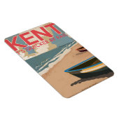 ケント，イギリスヴィンテージ機関車旅行ポスター マグネット (右側)