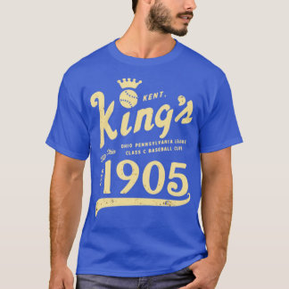 ケント キングス - オハイオ州 - 旧式の廃部野球チーム Tシャツ