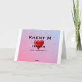 ケント M グリーティング カード (裏面)