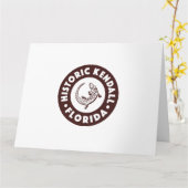 ケンドールフロリダサークル – ブラウン カード (黄色い花)