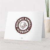 ケンドールフロリダサークル – ブラウン カード (裏面)