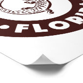 ケンドールフロリダサークル – ブラウン ポスター (角)