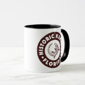 ケンドールフロリダサークル – ブラウン マグカップ (正面右)