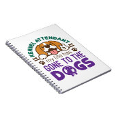 ケンネル付き添い人私の人生は犬に行った ノートブック (右側)