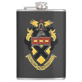 ケンパークレストビニールフラッ包まれたク フラスク (正面)