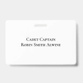 ケンパー軍隊スクール&カレッジ バッジ (裏面)