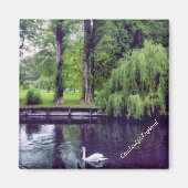 ケンブリッジのカム川 マグネット (正面)