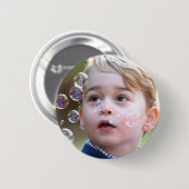 ケンブリッジのジョージ王子 缶バッジ (正面&裏面)