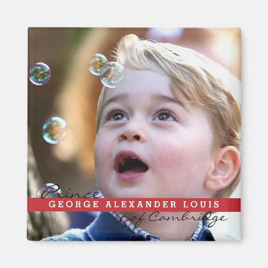 ケンブリッジのプリンス・ジョージ マグネット (正面)