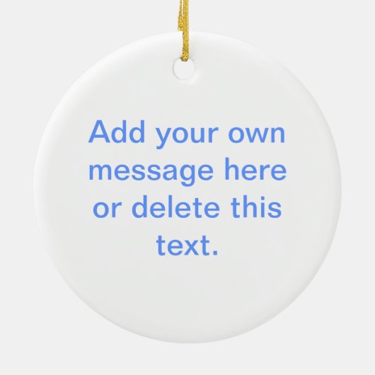 ケンブリッジの枕および王冠のジョージ王子 セラミックオーナメント (裏面)