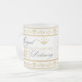 ケンブリッジの王室のなベビーのマグのジョージの王子 フロストグラスマグカップ (正面左)