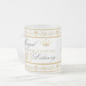 ケンブリッジの王室のなベビーのマグのジョージ王子 フロストグラスマグカップ (正面左)