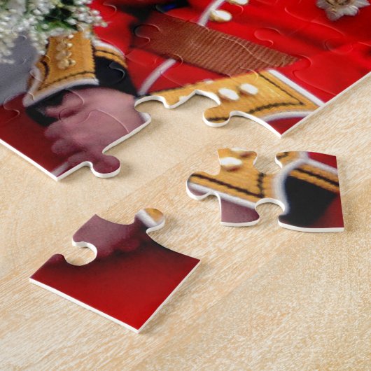 ケンブリッジの王室のな結婚式の公爵そして公爵夫人 ジグソーパズル (側面)