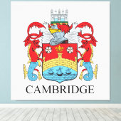 ケンブリッジの紋章 キャンバスプリント (インサイチュ (ウッドフロア))