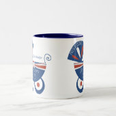 ケンブリッジの記念品のマグのジョージの王子 ツートーンマグカップ (中央)