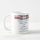 ケンブリッジの記念品のマグのジョージ王室のな王子 コーヒーマグカップ (左)