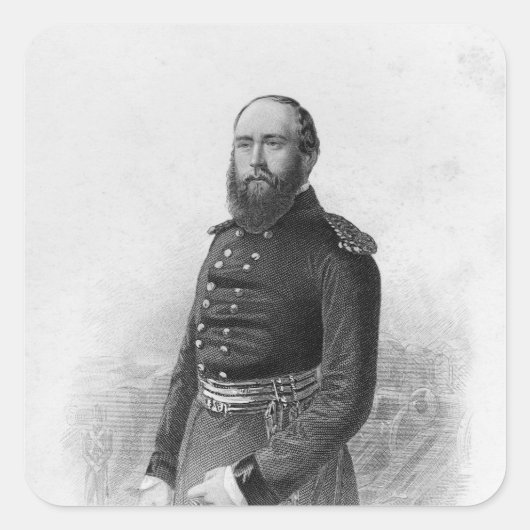 ケンブリッジ公爵ポートレート スクエアシール (正面)