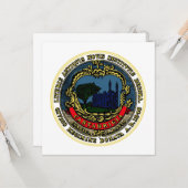 ケンブリッジ国旗(マサチューセッツ州) カード (正面/裏面インサイチュ)