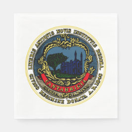 ケンブリッジ国旗（マサチューセッツ州） スタンダードランチョンナプキン