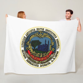 ケンブリッジ国旗（マサチューセッツ州） フリースブランケット