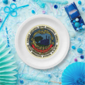 ケンブリッジ国旗（マサチューセッツ州） ペーパープレート (パーティー)