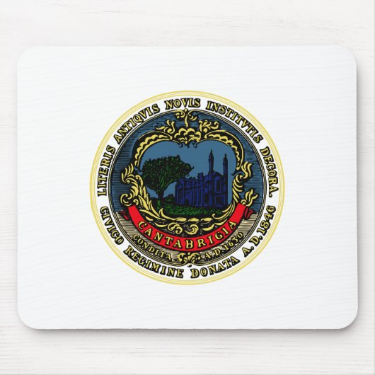 ケンブリッジ国旗（マサチューセッツ州） マウスパッド (正面)