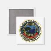 ケンブリッジ国旗（マサチューセッツ州） マグネット (正面/裏面)