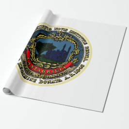 ケンブリッジ国旗（マサチューセッツ州） ラッピングペーパー