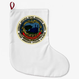 ケンブリッジ国旗（マサチューセッツ州） ラージクリスマスストッキング