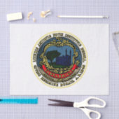 ケンブリッジ国旗（マサチューセッツ州） 薄葉紙 (クラフト)