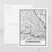 ケンブリッジ地図 シーズンポストカード (正面/裏面)