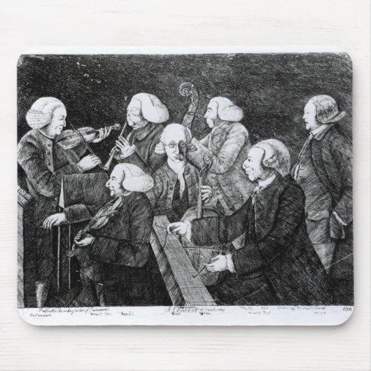 ケンブリッジ1770年のコンサート マウスパッド (正面)