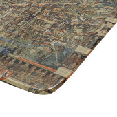 ケンブリッジ、イギリスの絵解き地図 カッティングボード (角)