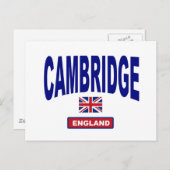 ケンブリッジ・イングランド ポストカード (正面/裏面)